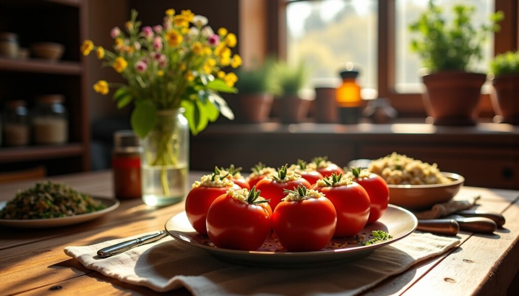 Recette traditionnelle de tomates farcies : un délicieux riz savoureux, simple et authentique comme chez grand-mère