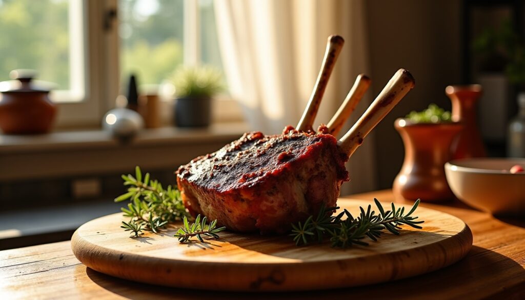 "Cuisson parfaite des côtelettes d'agneau : l'astuce secrète des chefs enfin révélée"