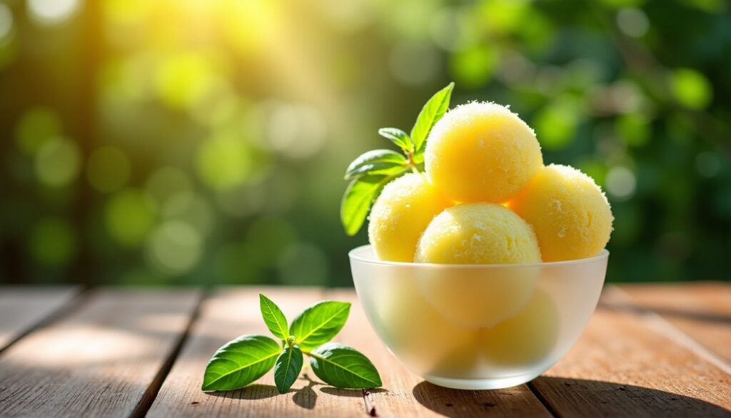 "Explosion de fraîcheur : pourquoi le sorbet citron basilic de Novascope est incontournable"