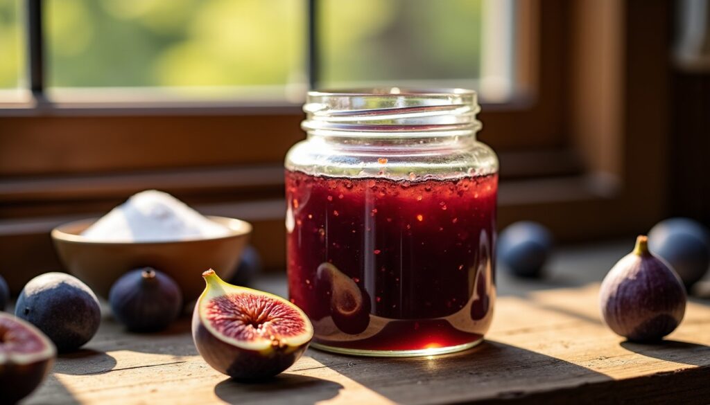 "Réussir votre confiture de figues : la quantité de sucre optimale révélée"