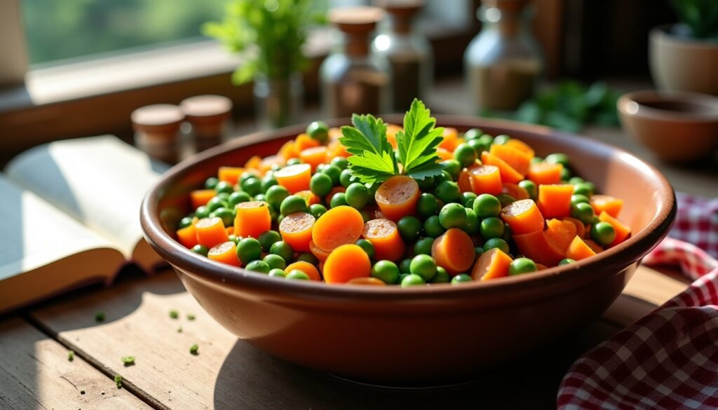 Petits pois carottes : la recette incontournable pour ravir toute la famille