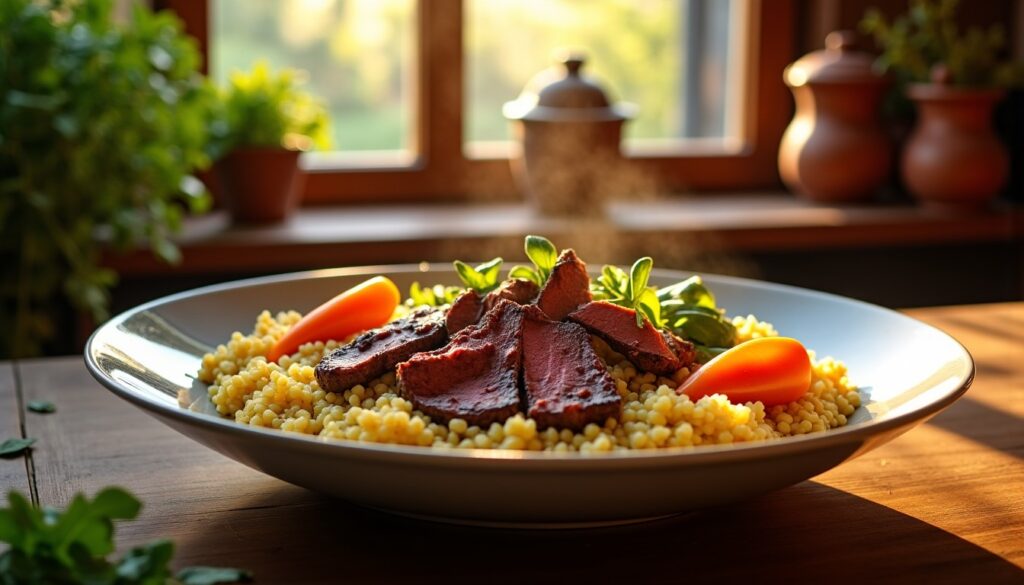 Quel choix de bœuf pour un couscous réussi : astuces pour une viande tendre et pleine de saveurs