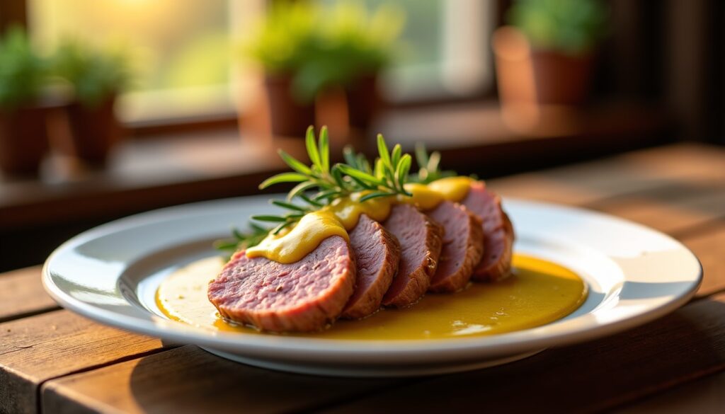 Délice Gourmand : Filet Mignon de Porc à la Moutarde, Simple et Savoureux