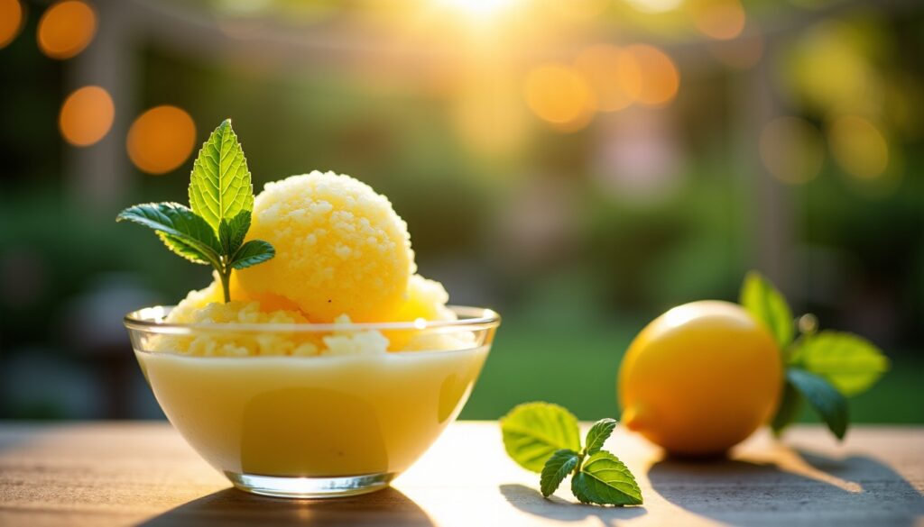 Sorbet citron basilic Novascope : une explosion de fraîcheur et de saveurs à découvrir